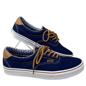 VANS Era 59 Canvas Navy Chevron Low Top Shoes Casual Sneakers Women VN0A34589ME